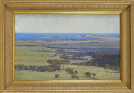VIEW OF VICTOR HARBOUR by Robert Waden - Auction record, sale price, and art valuation. Compare with similar artists and explore comparable artworks.