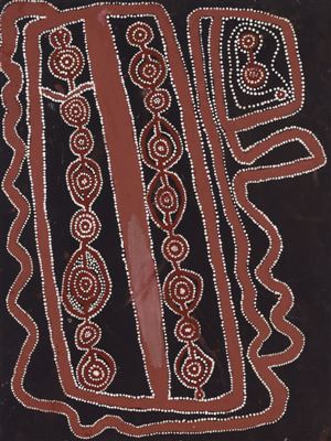 Sample artwork by Charlie Tjaruru Tjungurrayi (c.1921 - 1999), known for aboriginal painting - View similar artists and auction records