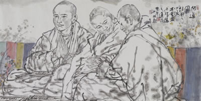SEEKING THE WAY by Shanming Wu - Auction record, sale price, and art valuation. Compare with similar artists and explore comparable artworks.