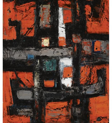 RED ABSTRACT