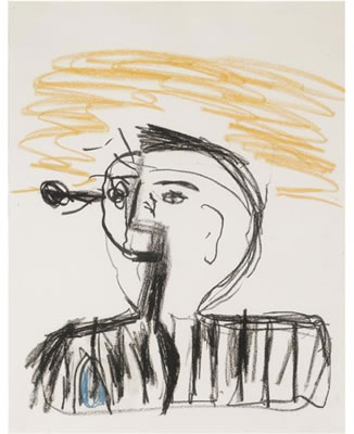 Portrait of Keith Vaughan: Self-portrait