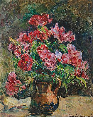 Still life of flowers by Marcel Arnaud - Auction record, sale price, and art valuation. Compare with similar artists and explore comparable artworks.