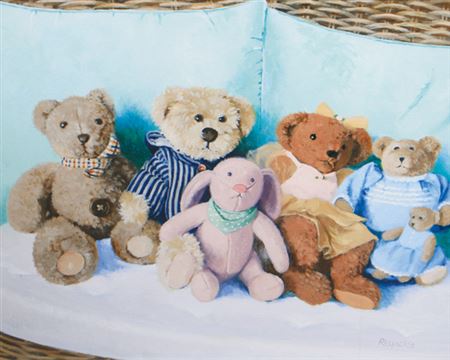 Teddy bears by Mary Reynolds - Auction record, sale price, and art valuation. Compare with similar artists and explore comparable artworks.