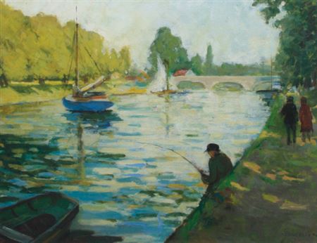 Fishermen on the Seine