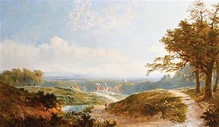 Sample artwork by Edward H Niemann (fl.1863 - 1867), known for genre, village, landscape painting - View similar artists and auction records