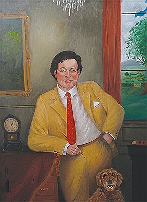 Portrait of John Schwatschke: Self-portrait