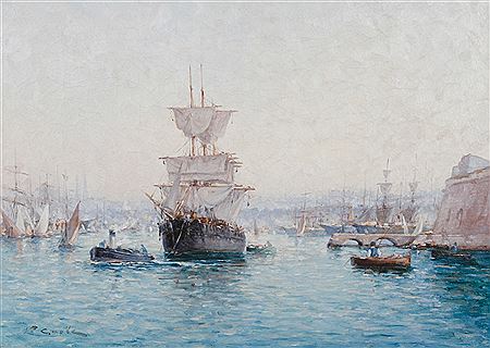 Sample artwork by Victor Coste (1844 - 1923), known for painting - View similar artists and auction records