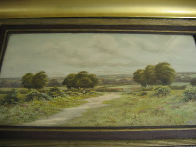 Spring landscape with rolling hills by George Oyston - Auction record, sale price, and art valuation. Compare with similar artists and explore comparable artworks.