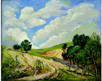 SUMMER, THE TRAIL DESCENDING TO THE RIVER NENINKA, 2002