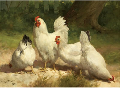 Sample artwork by Paul E Harney Jr (1850 - 1915), known for landscape, portrait and still life painting - View similar artists and auction records