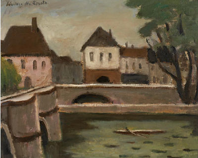 PARISIAN RIVER SCENE