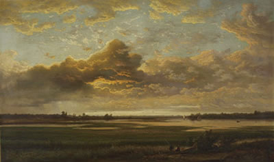SUNSET RIVER LANDSCAPE