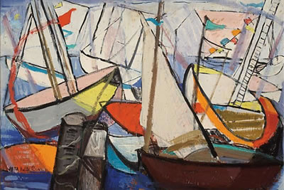 BOATS IN HARBOR