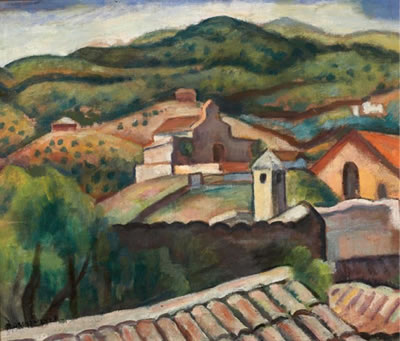 Hillside village by Philip Gronemeyer - Auction record, sale price, and art valuation. Compare with similar artists and explore comparable artworks.