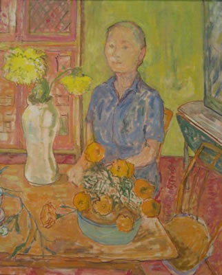 Portrait of Ruth Stolar: Self-portrait