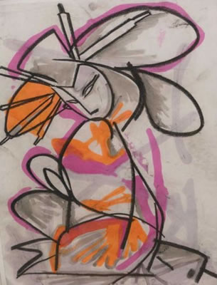 Asian Seated Figure