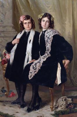 Italian Sisters by Luigi Servi - Auction record, sale price, and art valuation. Compare with similar artists and explore comparable artworks.