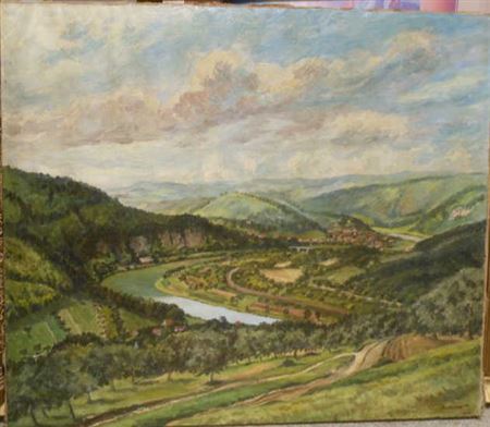 River valley by Rudolf Muller - Auction record, sale price, and art valuation. Compare with similar artists and explore comparable artworks.