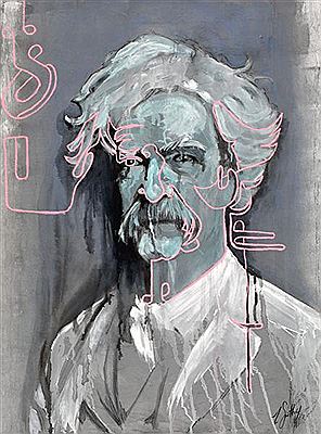 Mark Twain by Zack Smithey - Auction record, sale price, and art valuation. Compare with similar artists and explore comparable artworks.