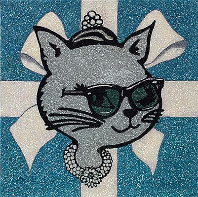 SPARKLE KITTEN XIII (Breakfast at Tiffany's Kitty)