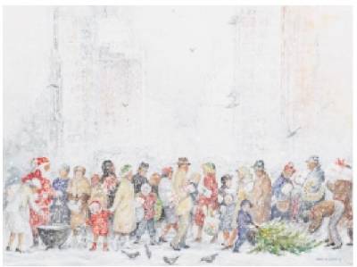 Sample artwork by Hazel Goetsch (1892 - 1984), known for landscape paintings - View similar artists and auction records