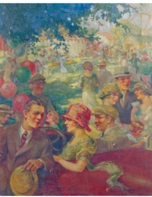 The Fair by Lillian Thoele - Auction record, sale price, and art valuation. Compare with similar artists and explore comparable artworks.