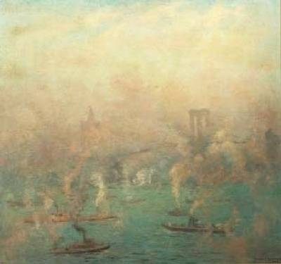 New York Harbor by Gustav Frederick Goetsch - Auction record, sale price, and art valuation. Compare with similar artists and explore comparable artworks.
