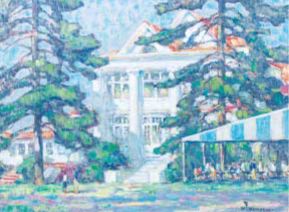 Sample artwork by William Matthews (1878 - 1966), known for landscape and mural painting, illustration, stage design - View similar artists and auction records
