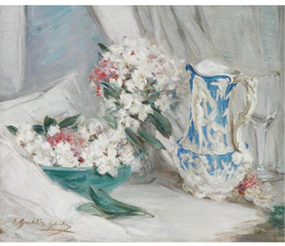 STILL LIFE WITH A BLUE JUG