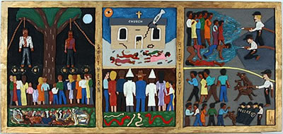 Sample artwork by Leroy Almon (1938 - 1997), known for woodcarver-folk art, religious, collaborative art - View similar artists and auction records