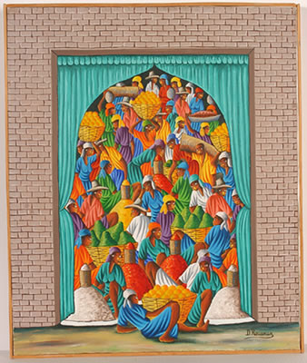 Sample artwork by Dominique Rouanez, known for painting - View similar artists and auction records