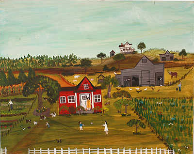 Sample artwork by Cher Shaffer (Born 1948), known for nude figure, abstract, folk art - View similar artists and auction records