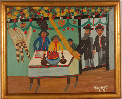 Sukkot by Samuel Granatt - Auction record, sale price, and art valuation. Compare with similar artists and explore comparable artworks.