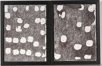 Pair of Works with Heavy Shading