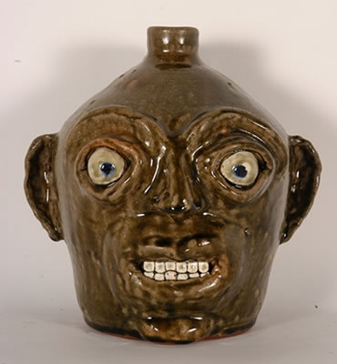 Pop-Eyed Face Jug, #69.