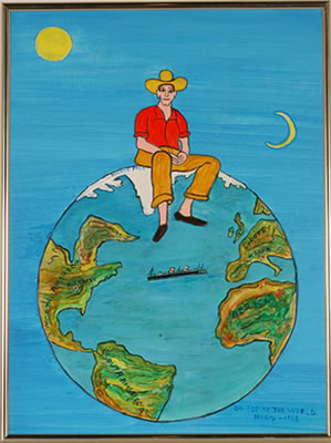 Portrait of Hugo Sperger: Self-Portrait On Top Of The World