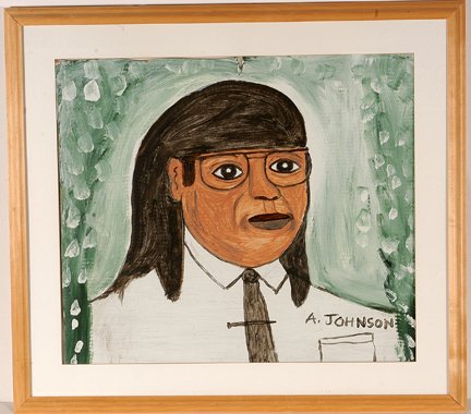 Portrait of Anderson Johnson: Self-portrait
