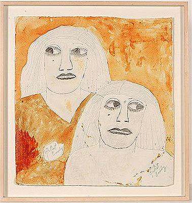 Portrait of Lee Godie: Self-Portrait w Title Of Artist Emily