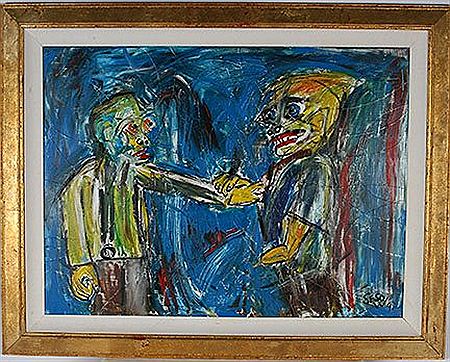 New Friend by Matt Sesow - Auction record, sale price, and art valuation. Compare with similar artists and explore comparable artworks.