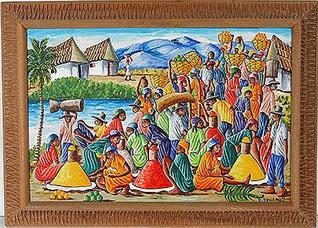 Gathering Around Water's Edge by Dominique Rouanez - Auction record, sale price, and art valuation. Compare with similar artists and explore comparable artworks.