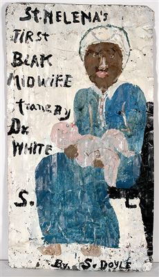 St. Helena's First Blak Midwife (sic)