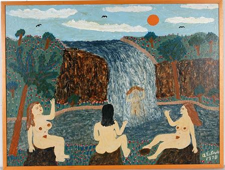 Nudes at the Waterfall