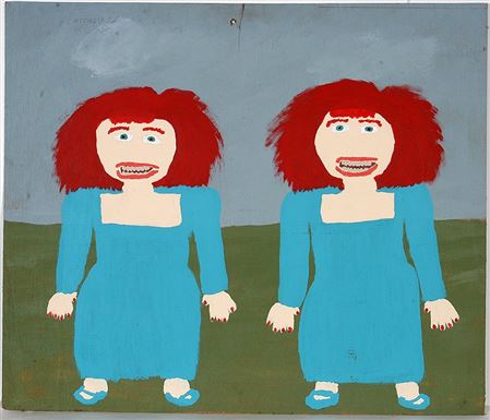 Twin Red Heads