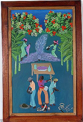 Ceremony For Agaroux L'Ephema Who Appears As A Bird. 1985