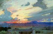 Sunset in Taos Valley