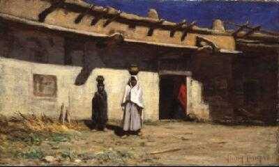 Sample artwork by Harvey Otis Young (1840 - 1901), known for landscape, figure and horse genre painting - View similar artists and auction records