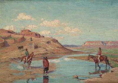 The Waterhole, Zuni Village