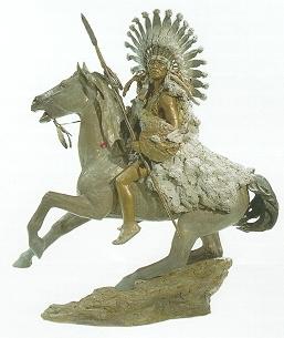 Untitled (Indian on Horseback)