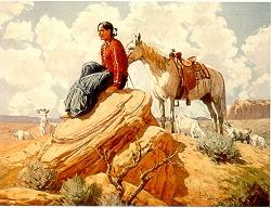 Untitled (Navajo Shepherdess