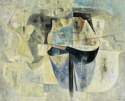 Goat Song, 1952 by Thomas Benrimo - Auction record, sale price, and art valuation. Compare with similar artists and explore comparable artworks.